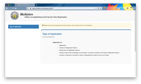 irehistro.comelec.gov.ph form download|comelec.gov.ph.